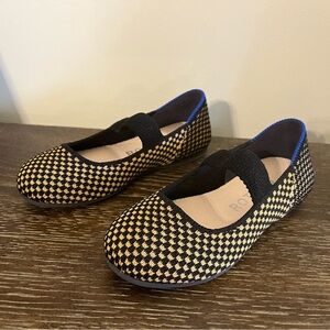 Rothy’s The Kids Mary Jane - Wren Micro Check
